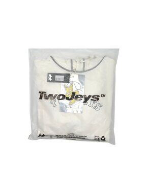 TwoJeys White Contrast Varsity Hoodie